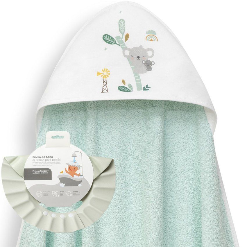 01277 verde capa de bano infantil bebe venta al mayor almacen distribuidor marca interbaby