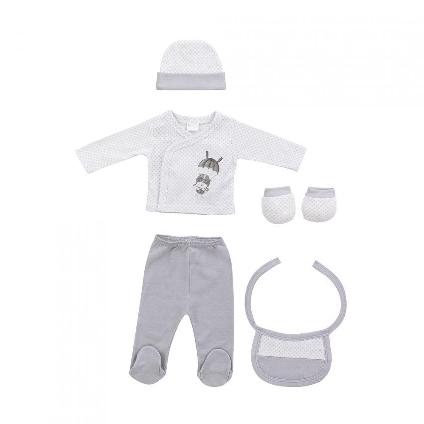 SET 21 CONJUNTO INFANTIL 5 PIEZAS PARACAIDISTA INTERBABY
