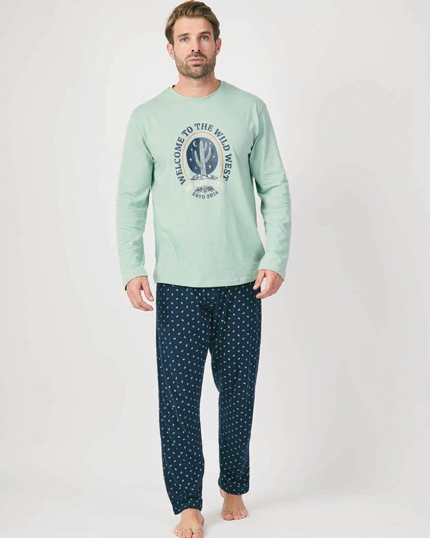 JG FP 5602 PIJAMA HOMBRE INTERLOCK FINO JAVIER GOLMAR