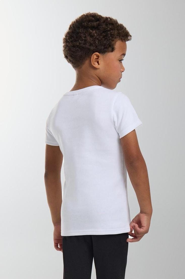 Vista trasera de la camiseta interior infantil de manga corta con interior afelpado Ysabel Mora 70311.