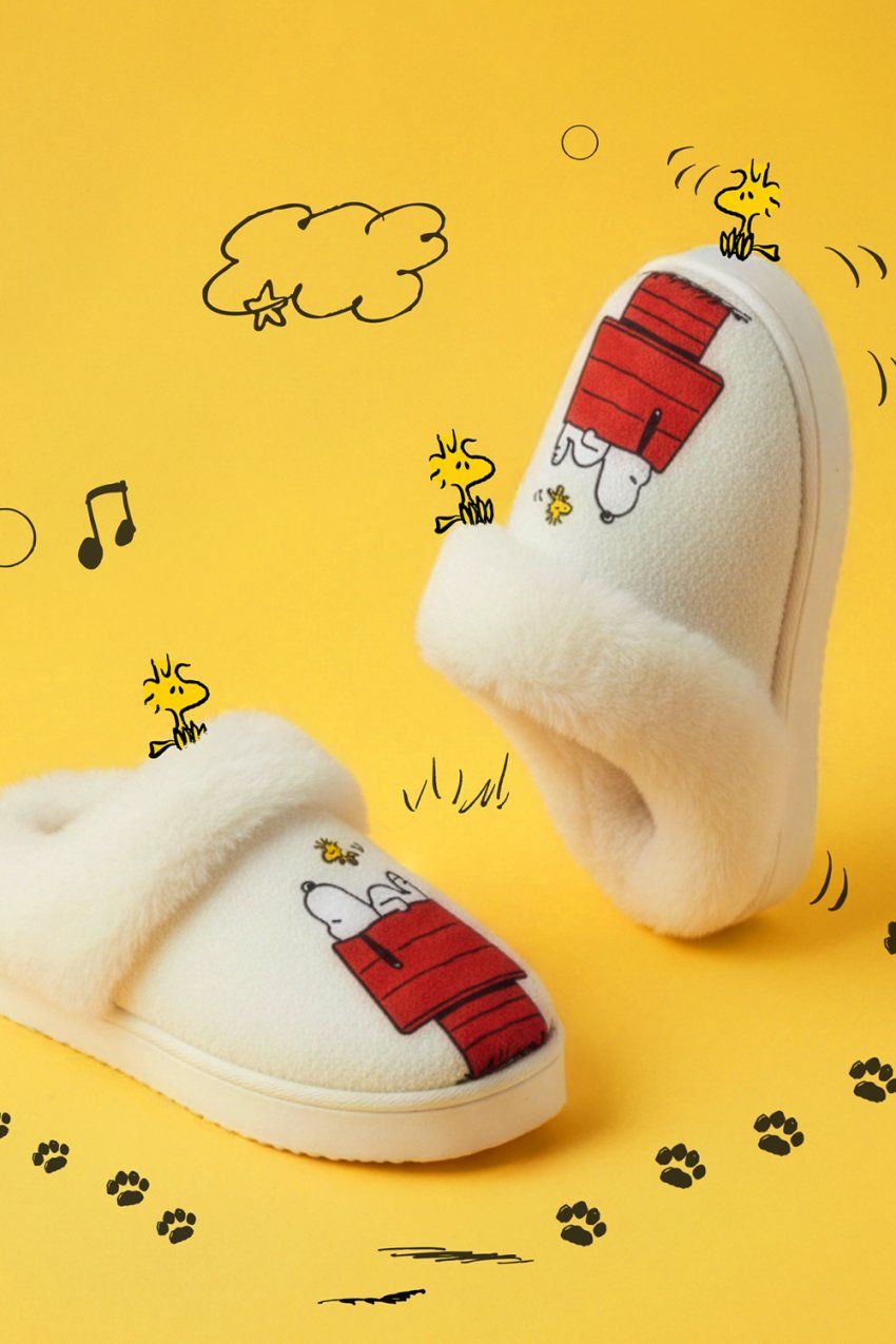 zapatilla estar por casa mujer snoopy al por mayor