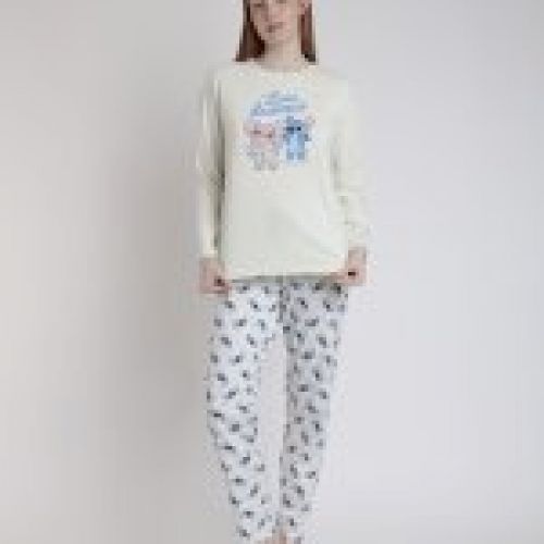 63315 PIJAMA MUJER INTERLOCK LILO & STITCH DISNEY ADMAS