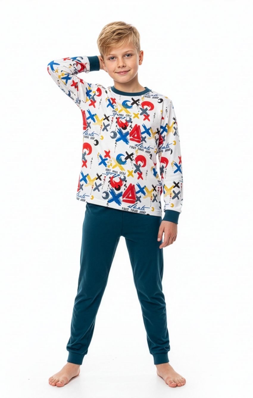 kn358 pijama niño interlock kinanit