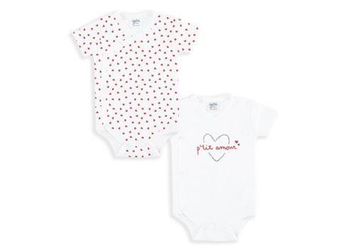 23110055 BODYS BEBE CRUZADO PACK 2 MANGA CORTA YATSI