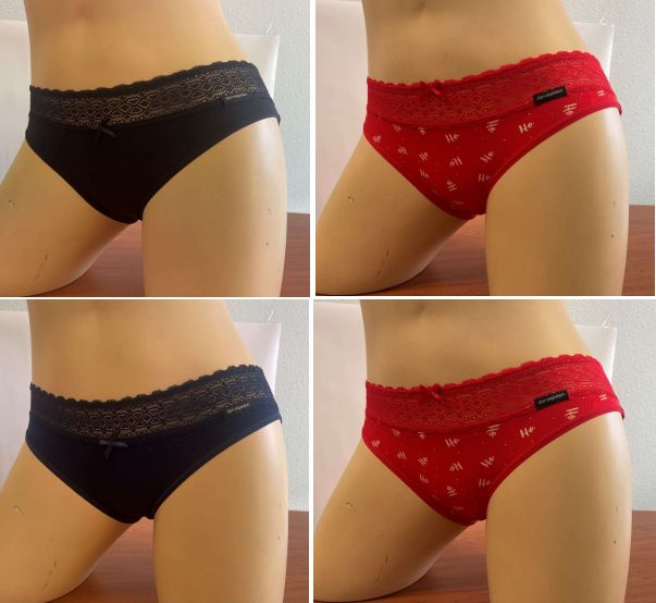 RE 12 BRAGA DON ALGODON NAVIDAD  ESTAMPADA CON ROJO PACK 2