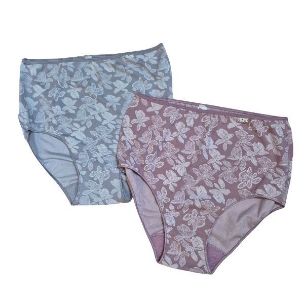 Braga mujer Avet 31096 alta de microfibra jacquard floral en color malva, cómoda y suave disponible al por mayor en Nati Campos