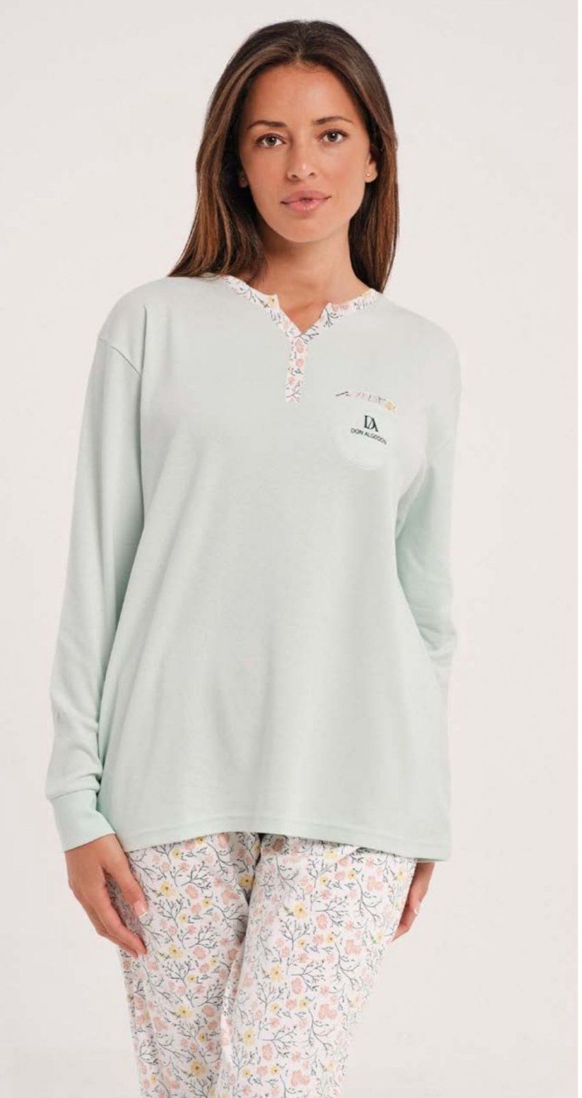DA25401 PIJAMA SEÑORA INTERLOCK DON ALGODON