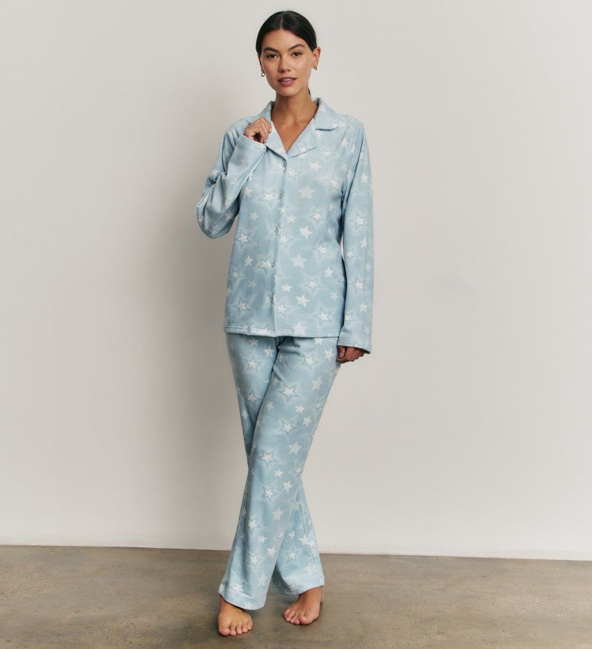 N 22131 PIJAMA MUJER ABIERTO SPANDEX PROMISE