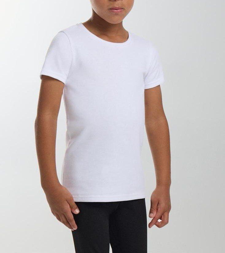 Camiseta térmica infantil blanca de manga corta Ysabel Mora, referencia 70311.