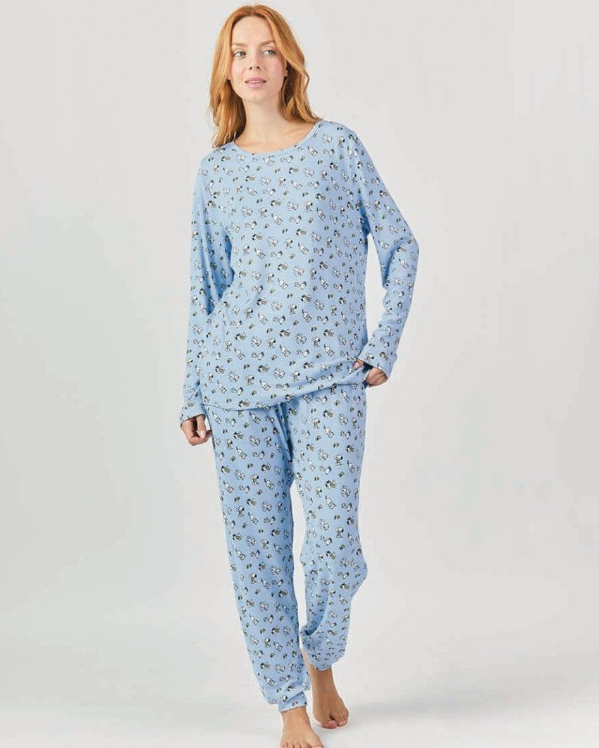 JG FP 2001 PIJAMA MUJER FINITO EXTRASUAVE SNOOPY JAVIER GOLMAR