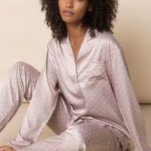 62649 PIJAMA MUJER ABIERTO SATEN ADMAS CLASSIC