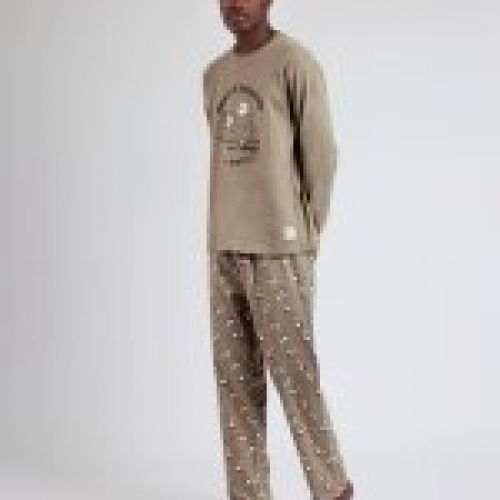 62015 PIJAMA CABALLERO 100% ALGODON  SNOOPY ADMAS