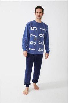 22208901 PIJAMA CABALERO TERCIOPELO / 22209901 TALLAS ESPECIALES DIASSI