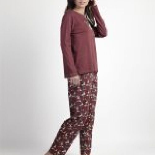 63308 PIJAMA MUJER MINNIE INTERLOCK DISNEY ADMAS