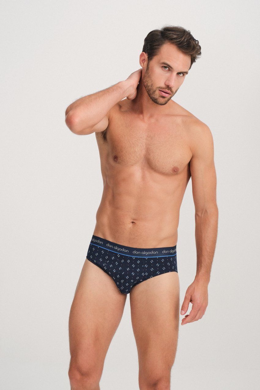 PS24 SLIP HOMBRE DON ALGODON  PACK 2
