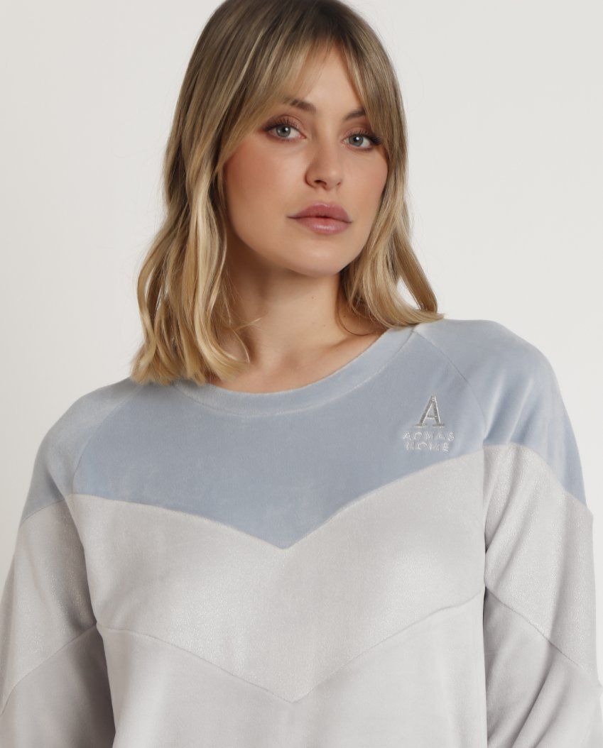 62559 PIJAMA MUJER VELVET HOME ADMAS