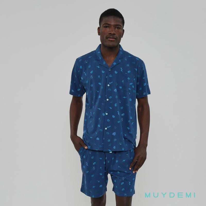 583032 PIJAMA CABALLERO  ABIERTO VERANO MUYDEMI