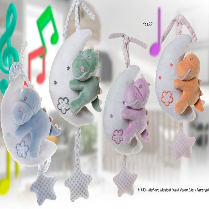 Decoración infantil con melodía relajante para dormir.