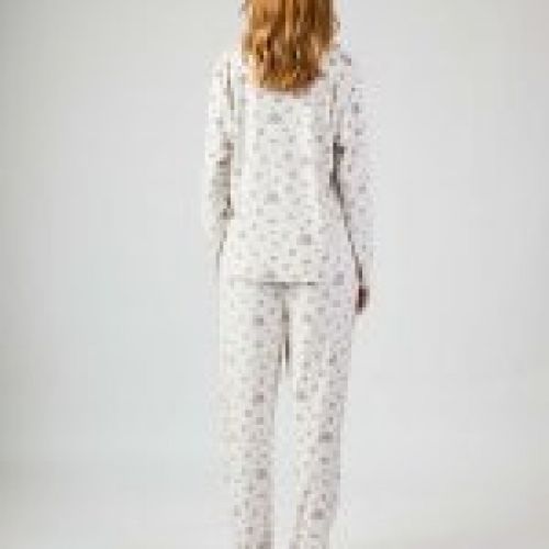 JG FP 405 PIJAMA MUJER FELPA CON TALLAS GRANDES JAVIER GOLMAR