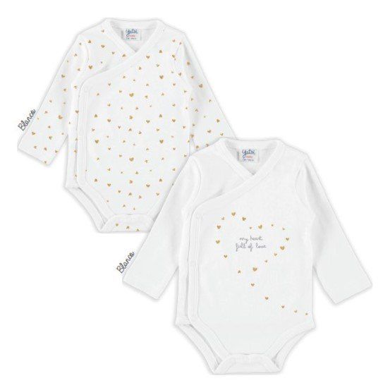 22200111 BODYS PACK 2 MANGA LARGA (PRECIO UD:3.38€) YATSI