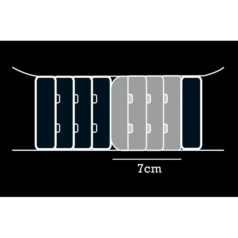 2012 EXTENSOR DOBLE ANCHO. ALARGA HASTA 7 CM
