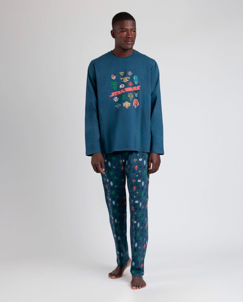 62497 PIJAMA HOMBRE STAR WARS 100% ALGODON ADMAS
