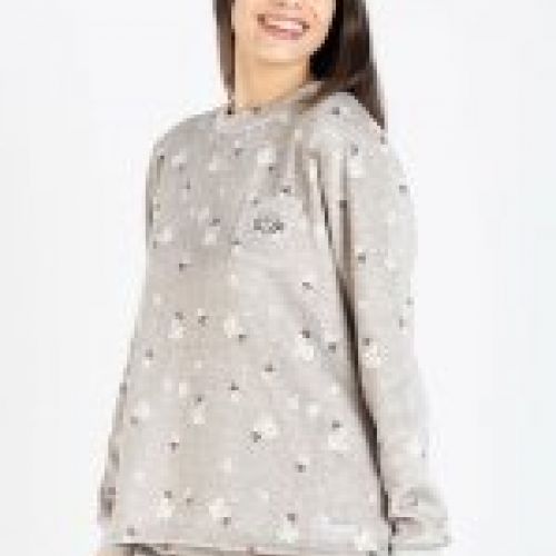 M 25212  PIJAMA MUJER VELVET SPANDEX OLYMPUS