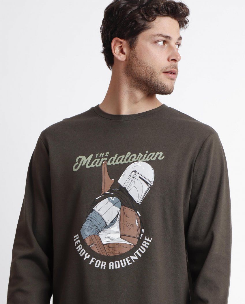 62495 PIJAMA CABALLERO 100% ALGODON STAR WARS  ADMAS