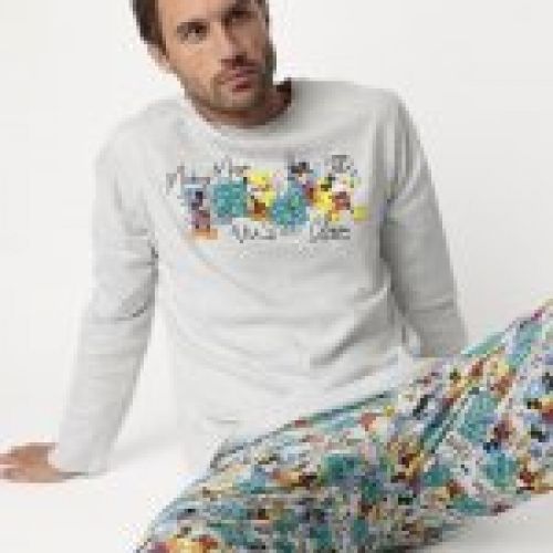 63228 PIJAMA HOMBRE MICKEY INTERLOCK DISNEY ADMAS