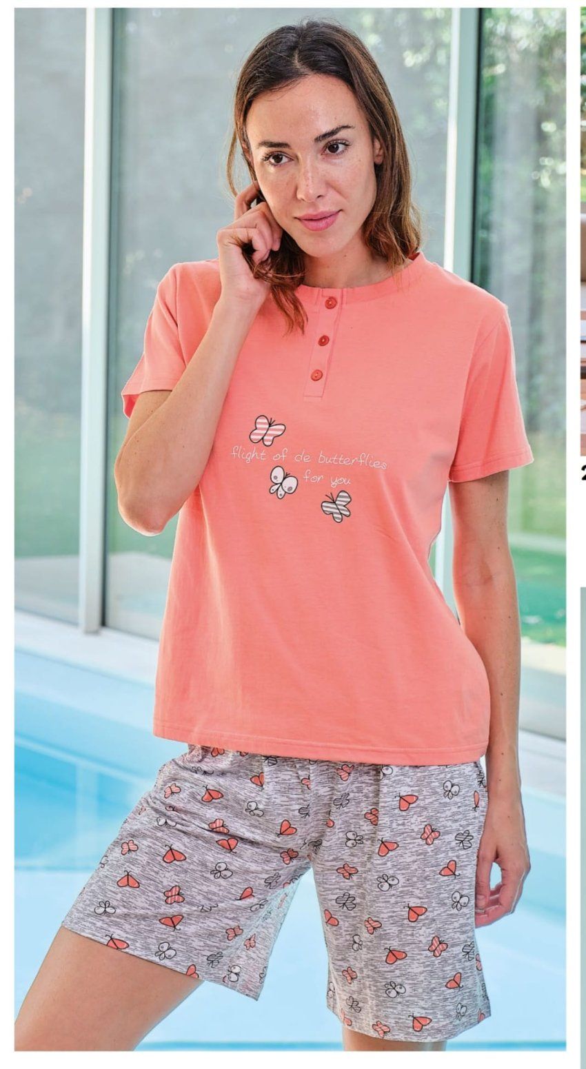 266028 PIJAMA MUJER MANGA CORTA MUSLHER