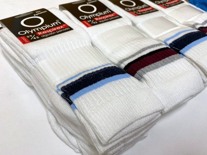 CALCETÍN OLYMPIUM PRECIO UNIT.: 0,50€ FABRICACIÓN PROPIA OLYMPIUM