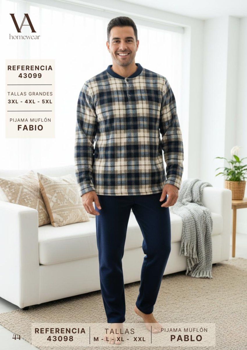 Pijama de hombre Vanila Pablo 43098 de mufló