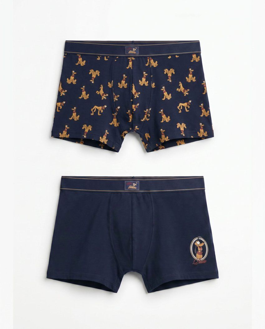 48734 BOXER HOMBRE PLUTO DISNEY PACK 2 CAJA  REGALO ADMAS