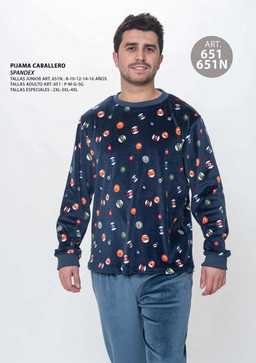 KN 650 PIJAMA CABALLERO SPANDEX KINANIT