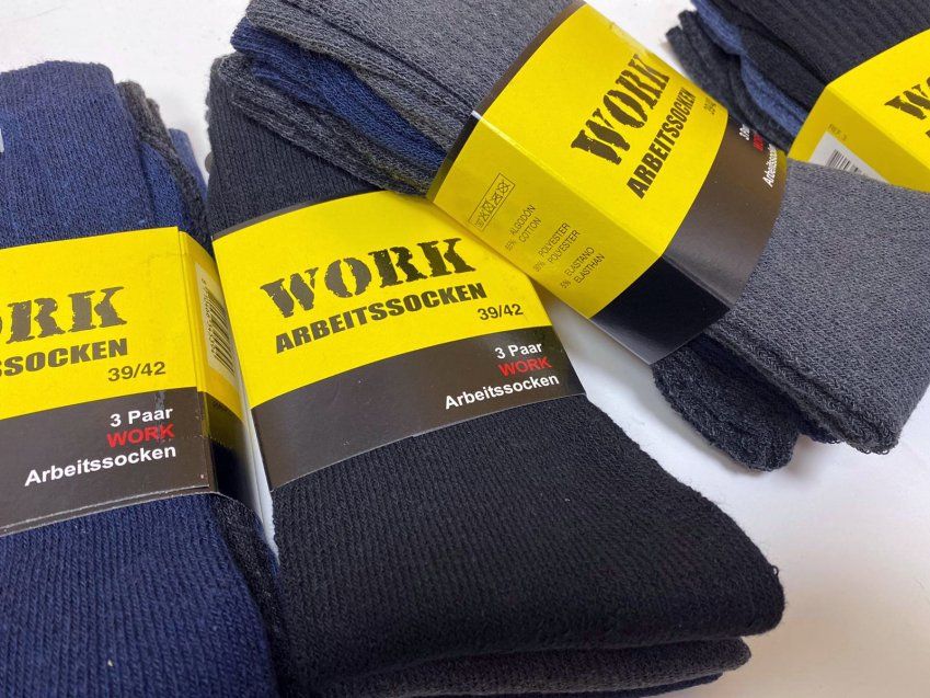 CALCETÍN TRABAJO PRECIO UNIT.: 0,29€ WORK