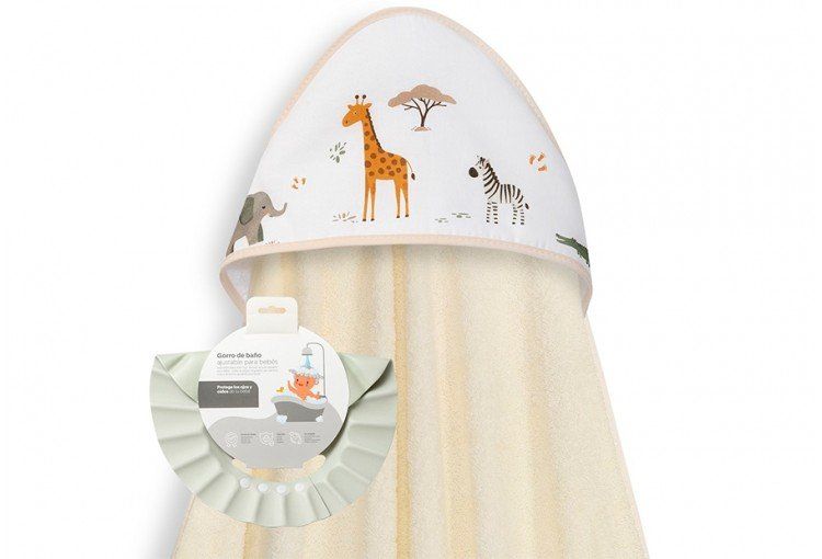 Textil de baño bebé Interbaby al por mayor con capa suave diseño safari