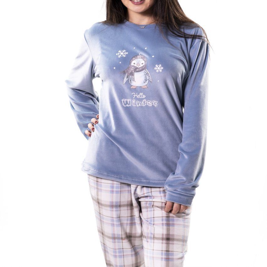 KN 516 PIJAMA SEÑORA SPANDEX KINANIT Y TALLAS GRANDES AL POR MAYOR