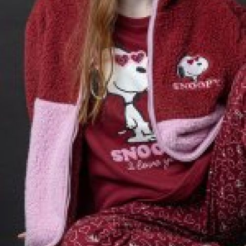 67116 BATA MUJER BORREGO SNOOPY ADMAS