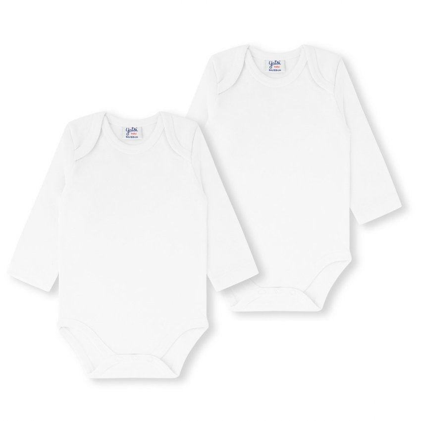 25200083 BODYS CUELLO CAJA PACK 2 MANGA LARGA YATSI BABY