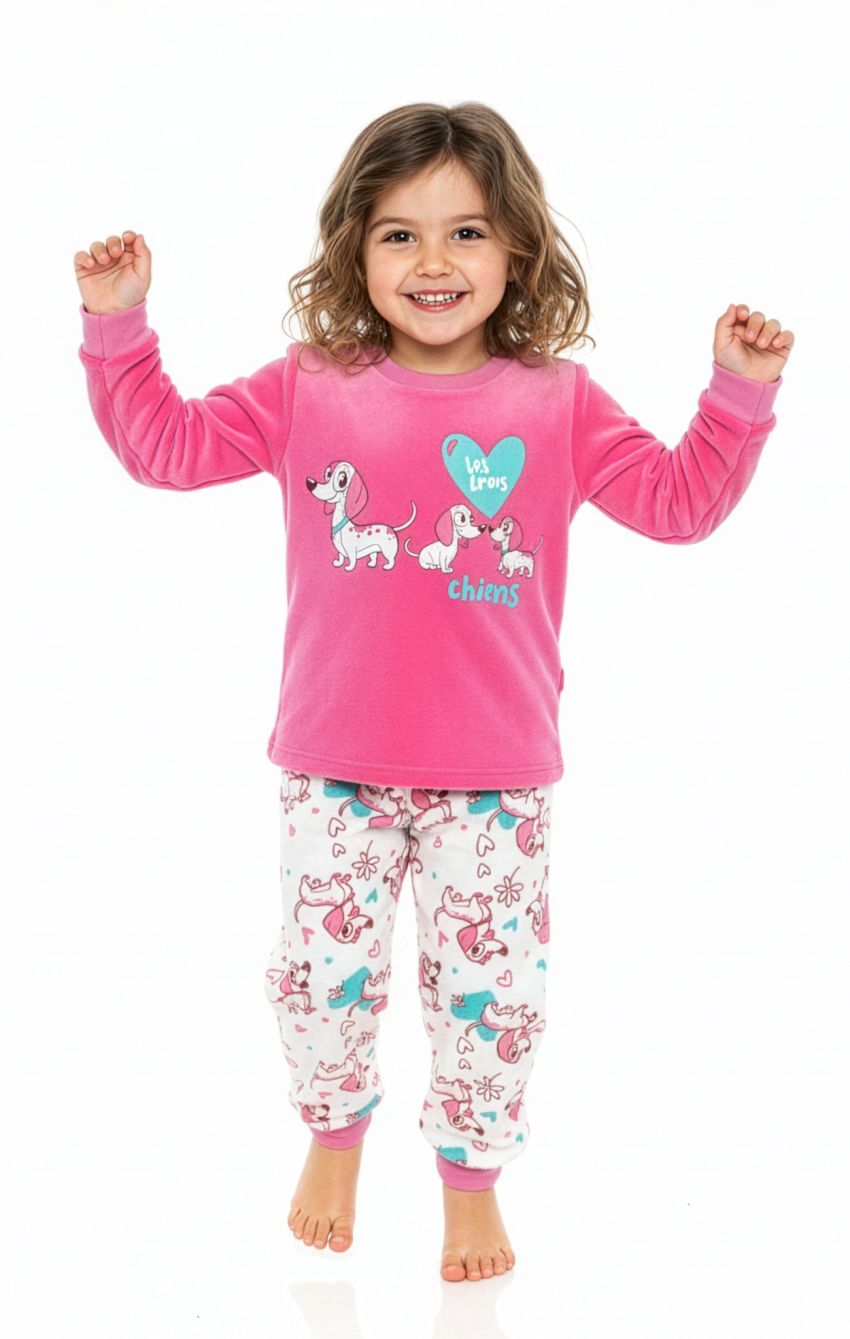 Pijama niña spandex Kinanit KN 266 tallas 2 a 6 años