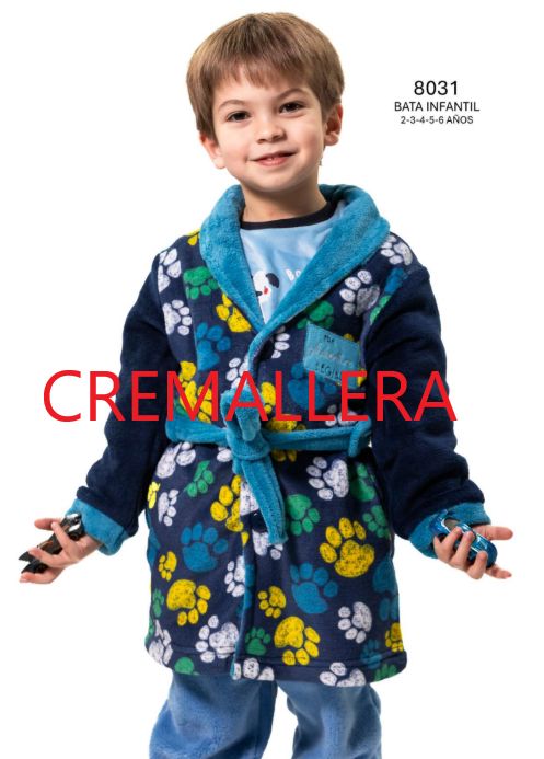 KN 8031 BATA NIÑO CREMALLERA KINANIT