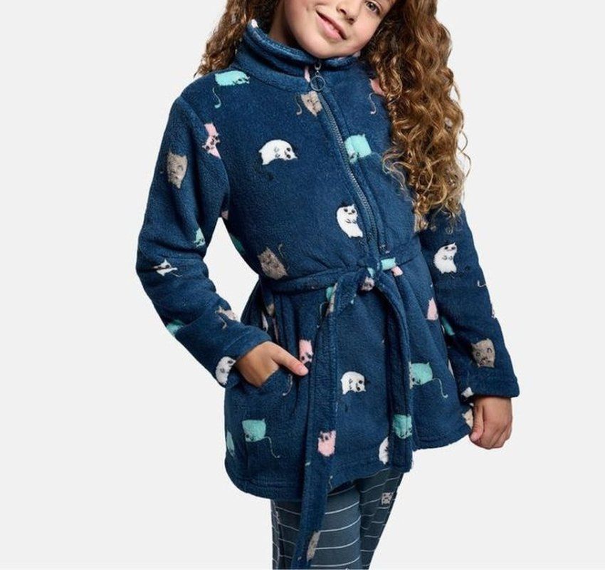 Bata de niña de coralina azul marino – Ref. 26612