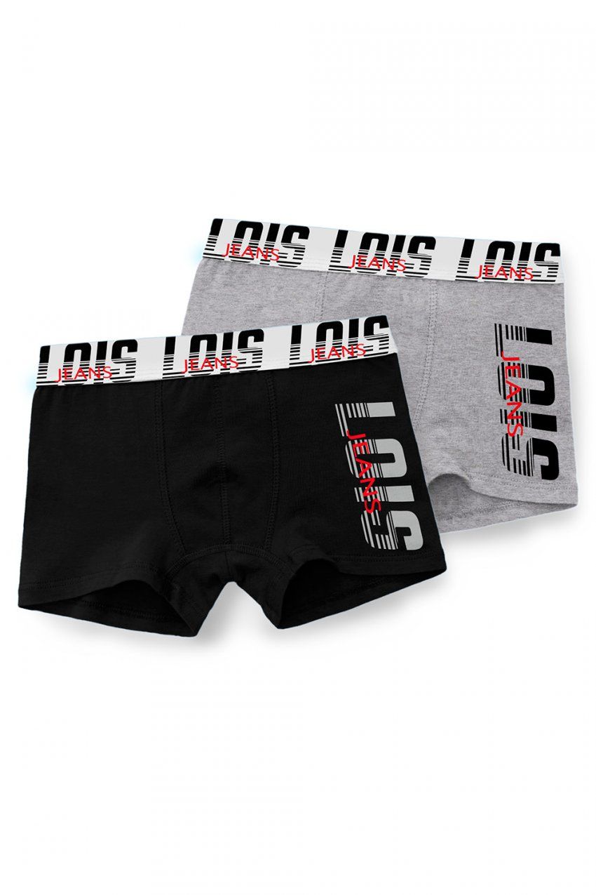 58562 BOXER HOMBRE LOIS PACK 2 CAJA  REGALO ADMAS