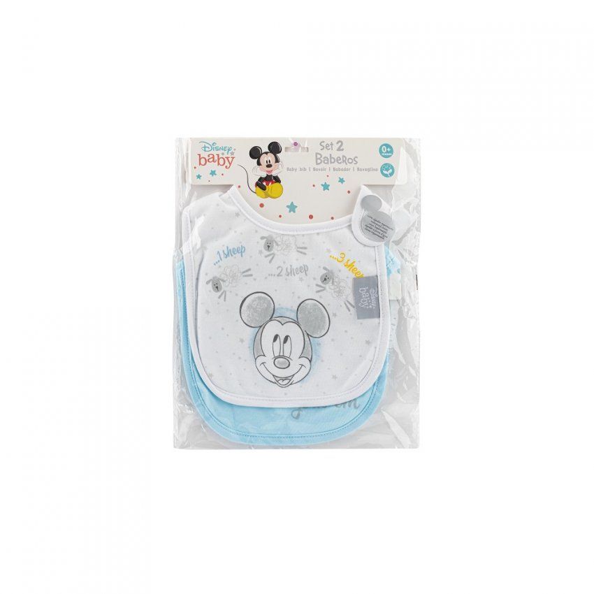 BABERO MICKEY DISNEY  PUNTO PACK 2 INTERBABY
