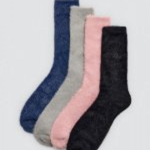 12962 Calcetines básicos para mujer con puño antipresión y tacto extrasuave