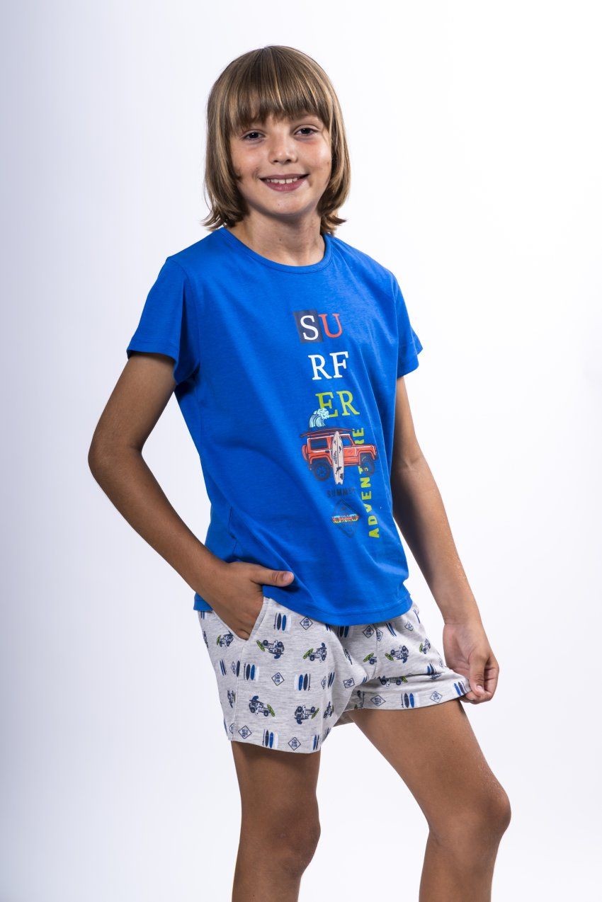 KN 318 PIJAMA NIÑO VERANO 8 A 16  KINANIT