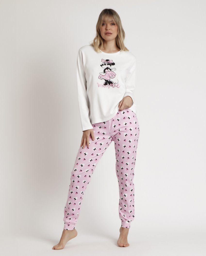 62274 PIJAMA SEÑORA MICKEY 100% ALGODON DISNEY ADMAS