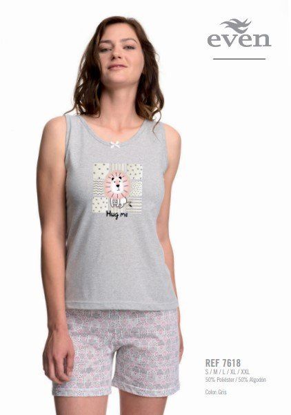 7620 PIJAMA SEÑORA ALGODON FINO EVEN