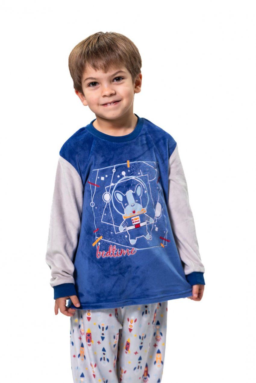 KN 156 PIJAMA  NIÑO  SPANDEX 2 a 6 AÑOS KINANIT