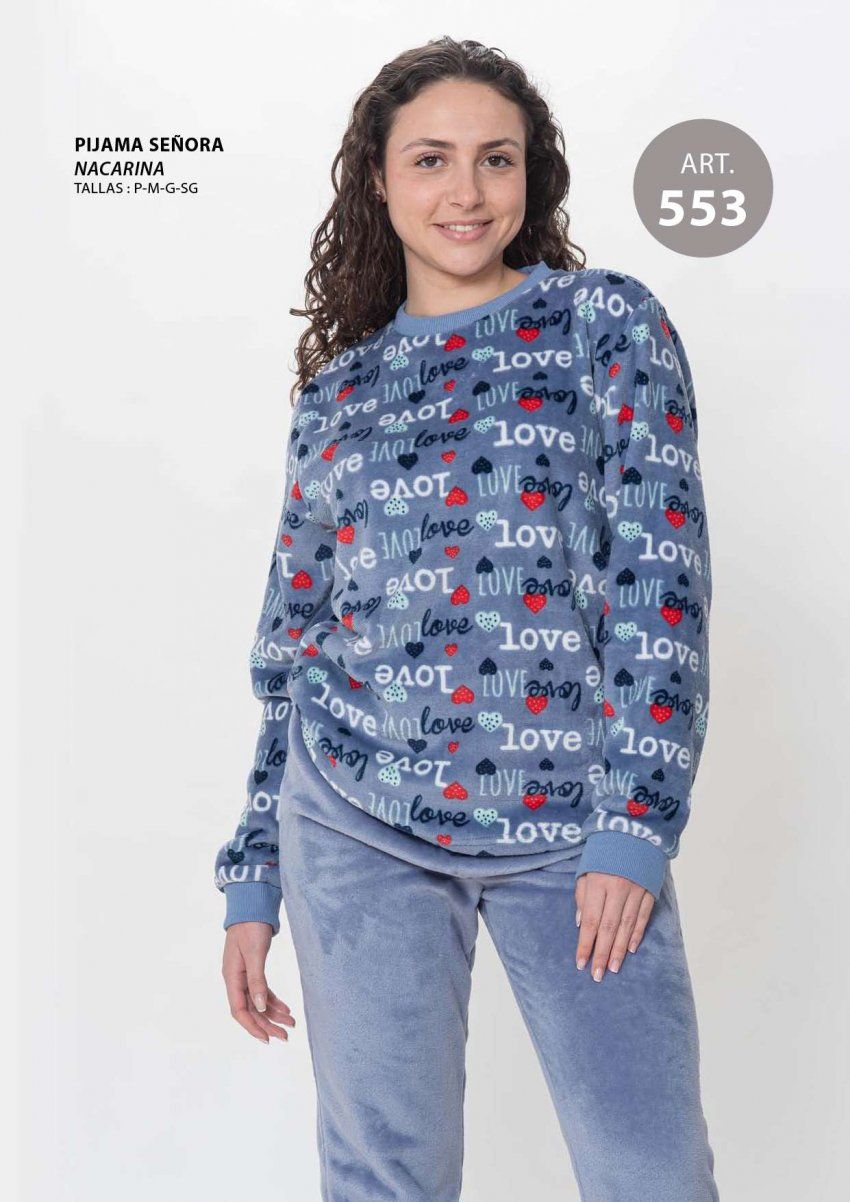 KN 553  PIJAMA SEÑORA NACARINA FABIANNI